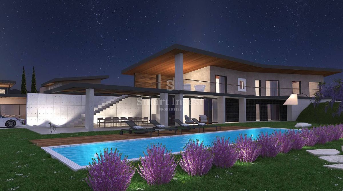 ISTRIA – VODNJAN, LUXURY 4-BEDROOMS VILLA WITH SEA VIEW (V3)