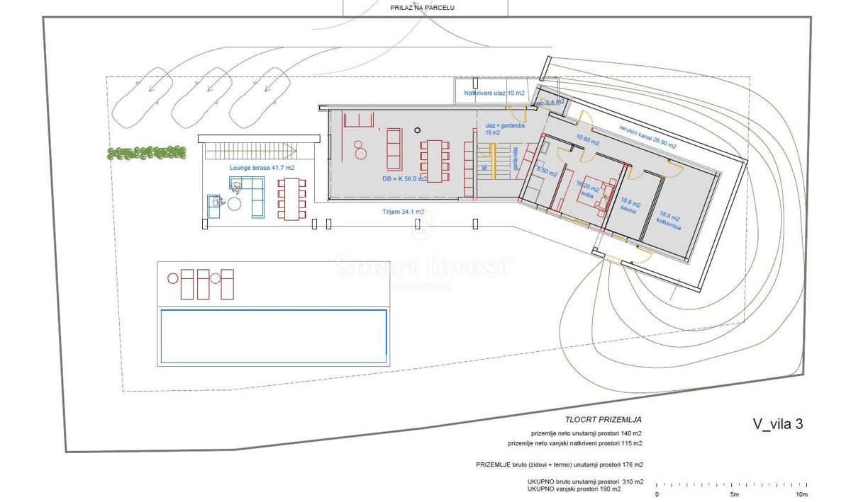 ISTRIA – VODNJAN, LUXURY 4-BEDROOMS VILLA WITH SEA VIEW (V3)