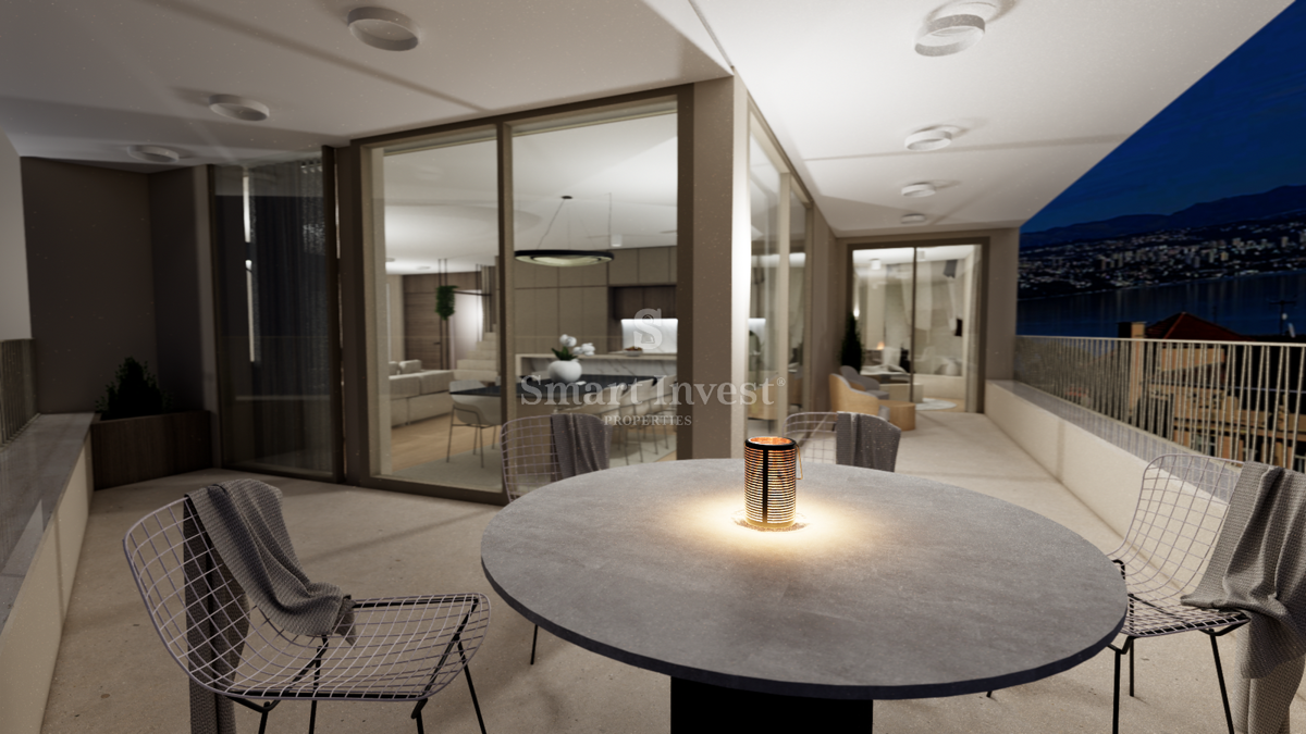 OPATIJA - CENTER, Luxury penthouse with roof terrace and pool near the sea! (S3) 