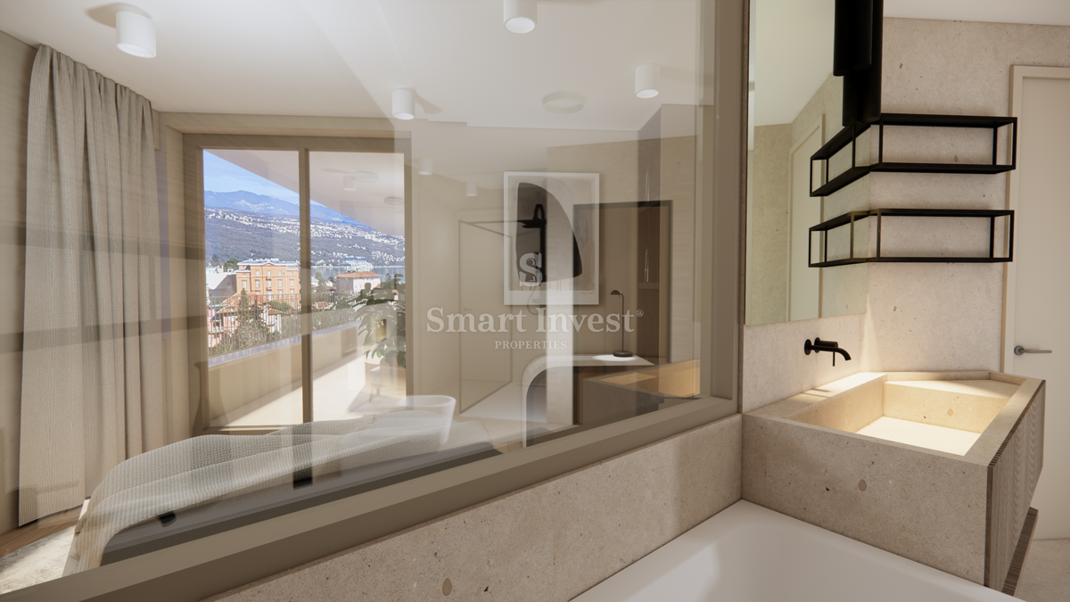 OPATIJA - CENTER, Luxury penthouse with roof terrace and pool near the sea! (S3) 