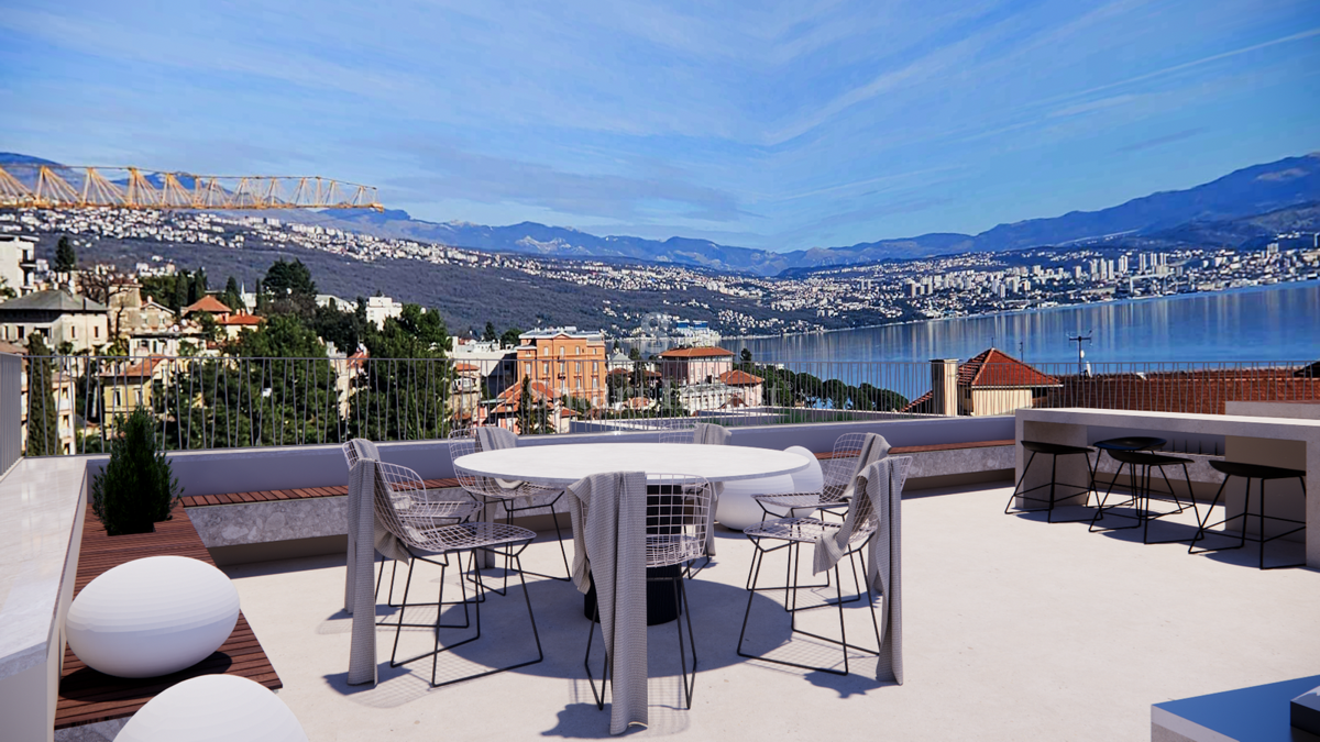 OPATIJA - CENTER, Luxury penthouse with roof terrace and pool near the sea! (S3) 