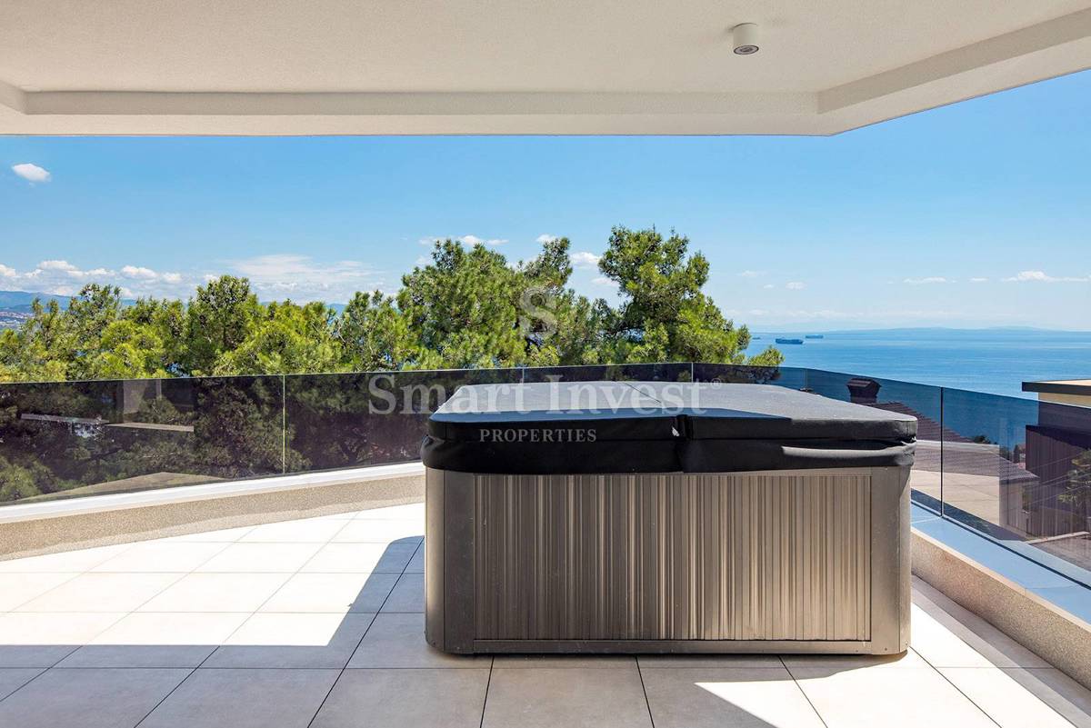OPATIJA, luksuzen penthouse z panoramskim pogledom na morje
