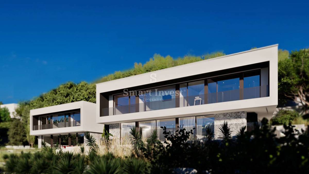 MOŠĆENICE, luksuzna vila z bazenom in panoramskim pogledom na morje