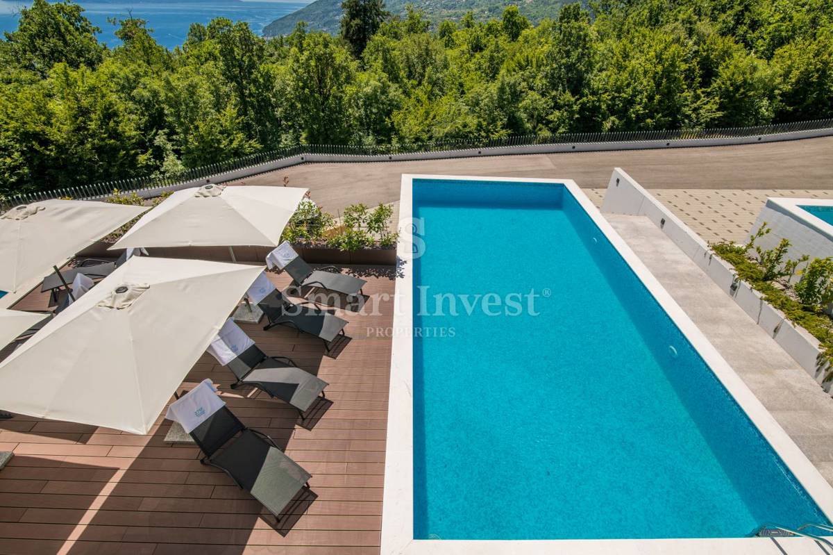 OPATIJA - VEPRINAC, moderna vila s panoramskim pogledom na morje, prodamo