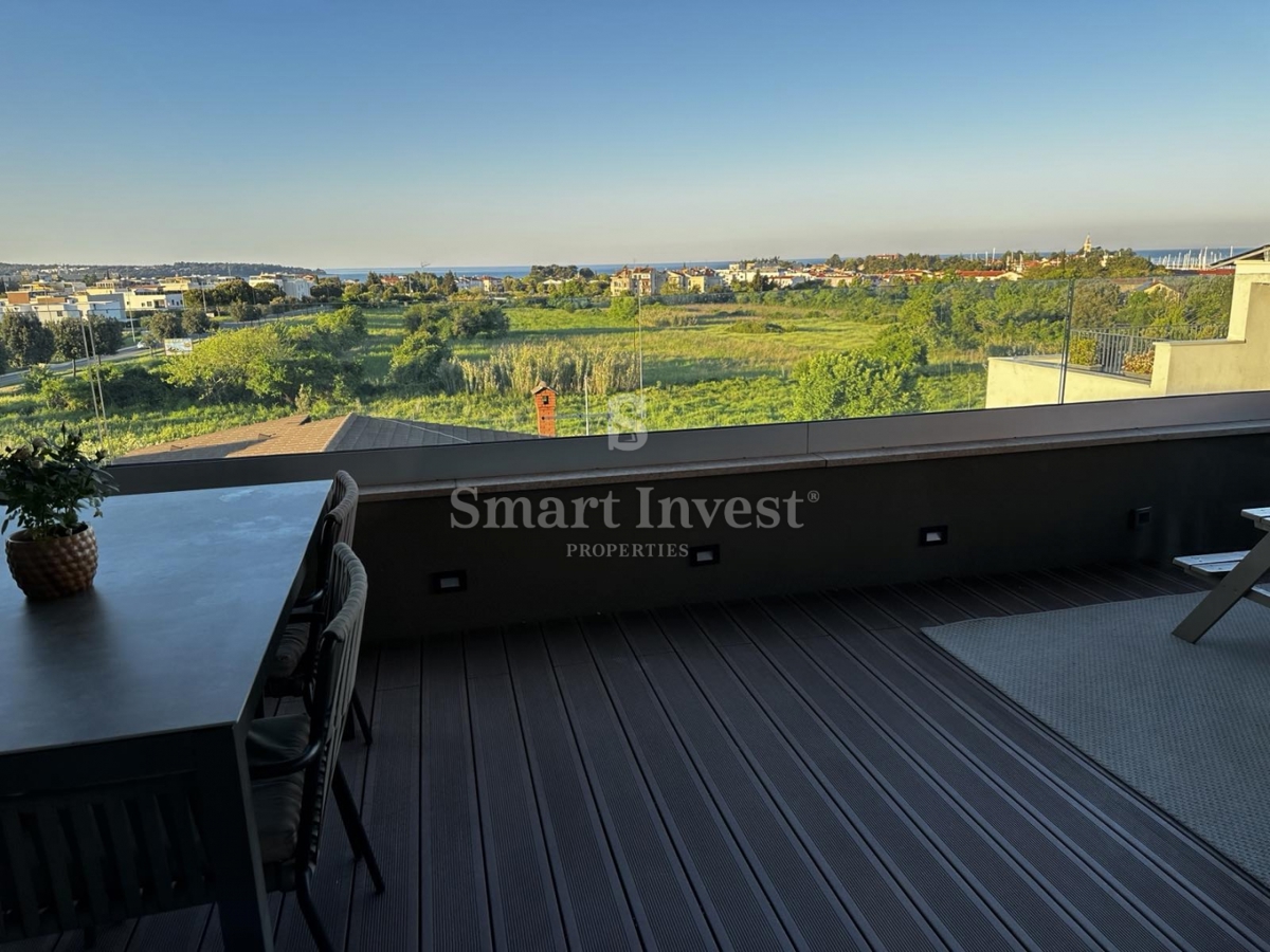 ISTRA - NOVIGRAD, luksuzni penthouse s pogledom na morje