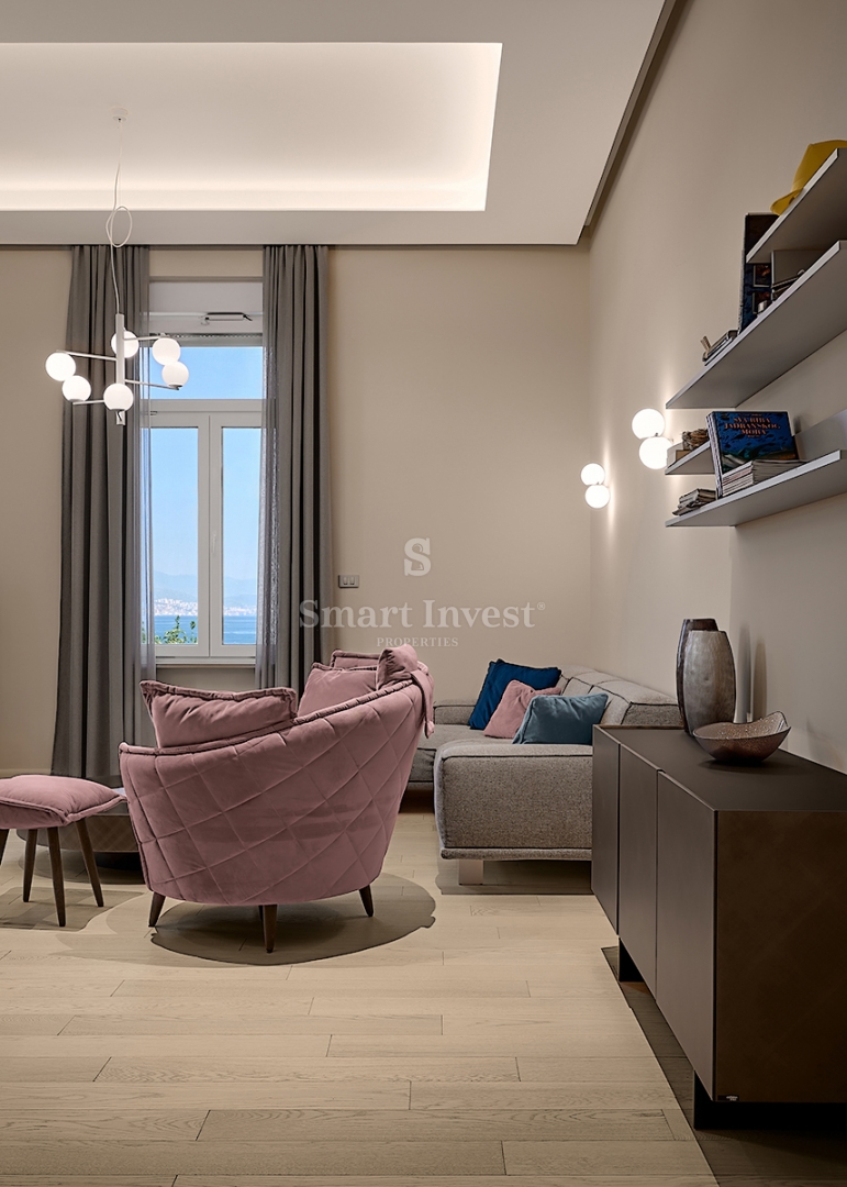 OPATIJA - CENTER, luksuzno stanovanje ob morju v zgodovinski vili