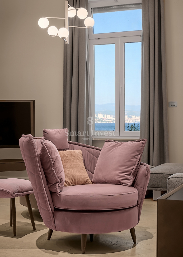 OPATIJA - CENTER, luksuzno stanovanje ob morju v zgodovinski vili