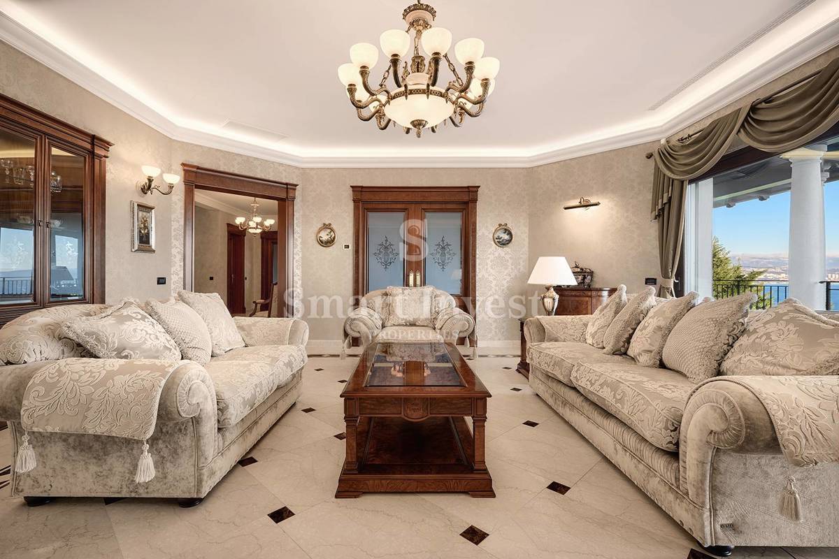 OPATIJSKA RIVIERA, ekskluzivna vila z bazenom in panoramskim pogledom na morje