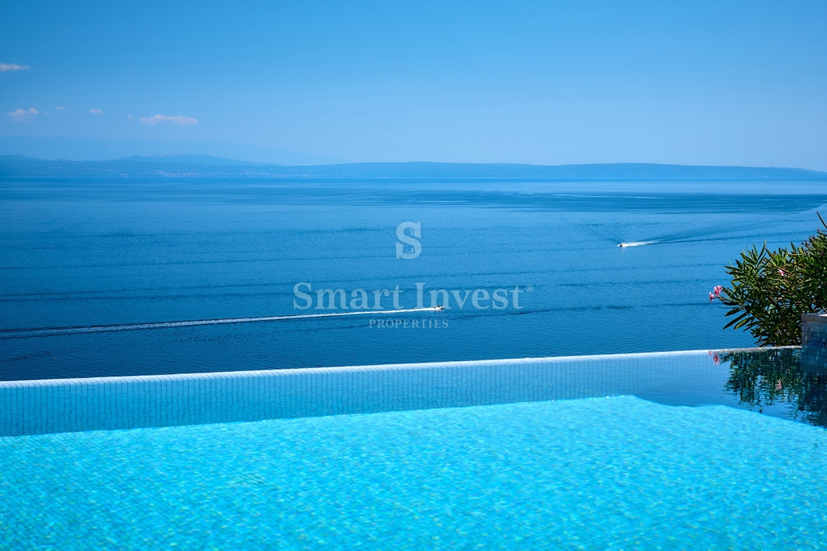 OPATIJSKA RIVIERA, ekskluzivna vila z bazenom in panoramskim pogledom na morje