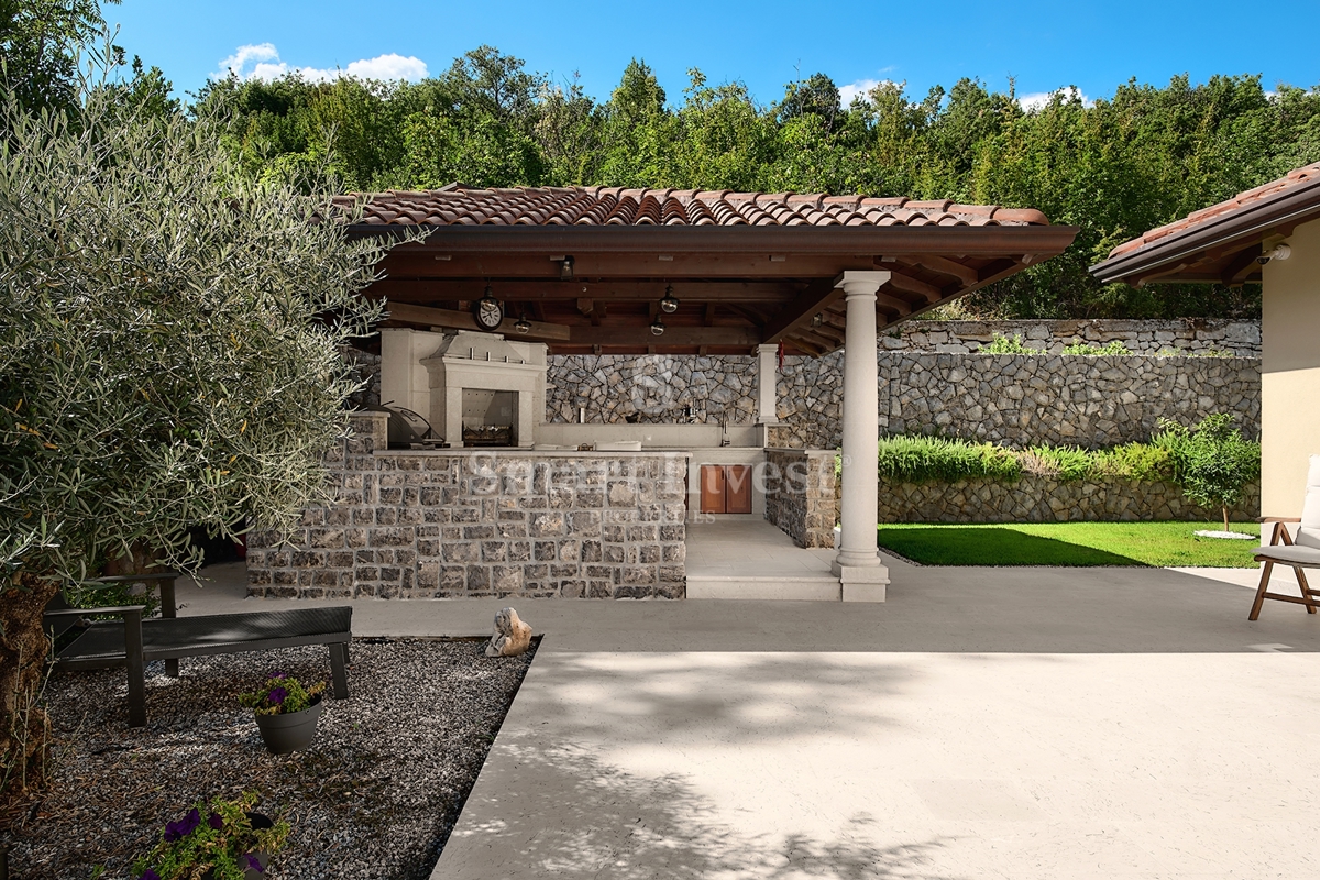 OPATIJSKA RIVIERA, ekskluzivna vila z bazenom in panoramskim pogledom na morje