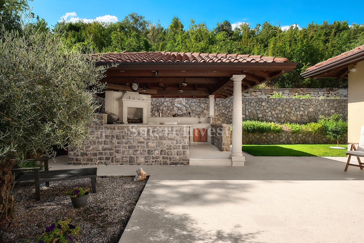 IČIĆI, ekskluzivna vila z bazenom in panoramskim pogledom na morje