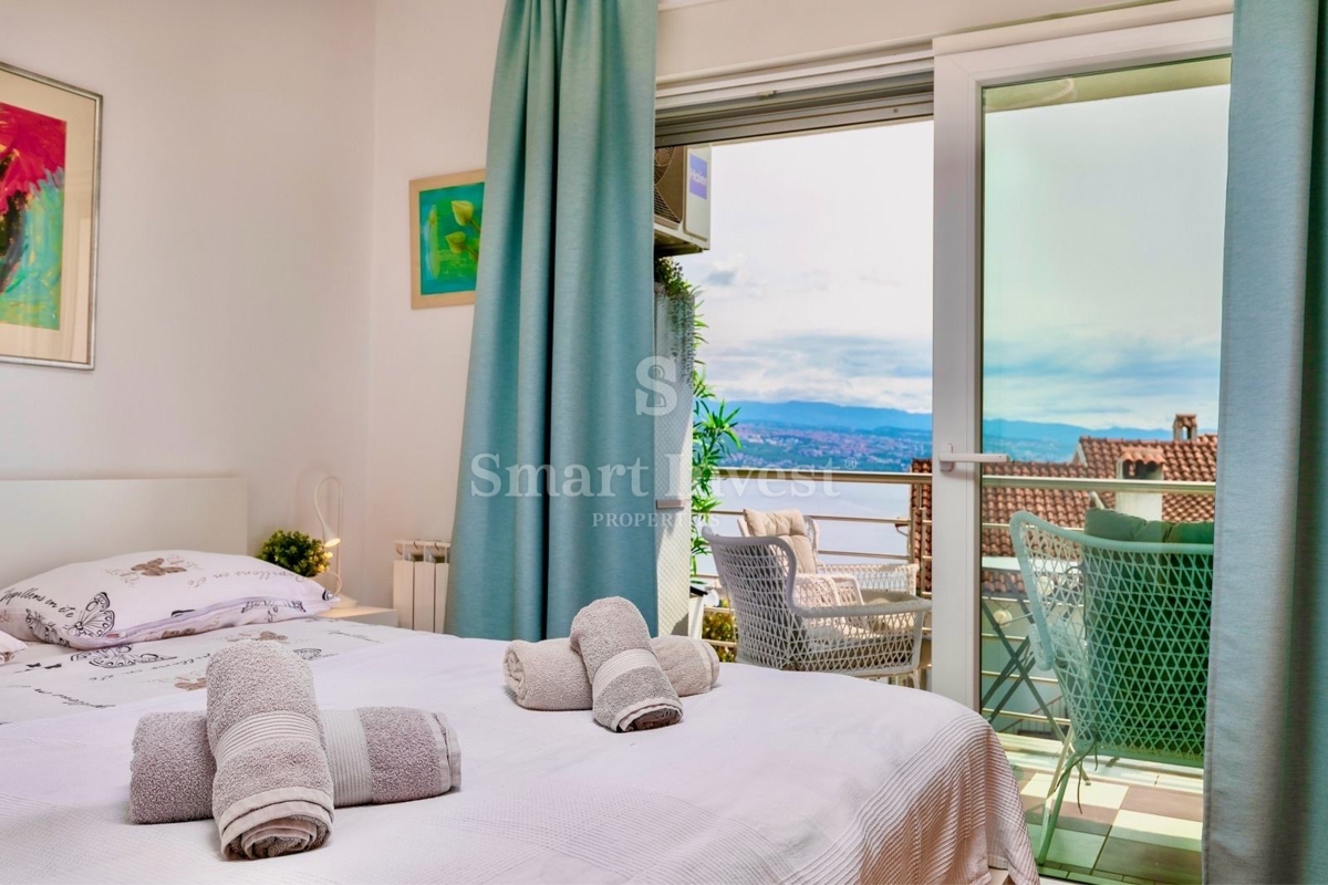 OPATIJA, čudovito stanovanje s pogledom na morje in parkiriščem, blizu morja