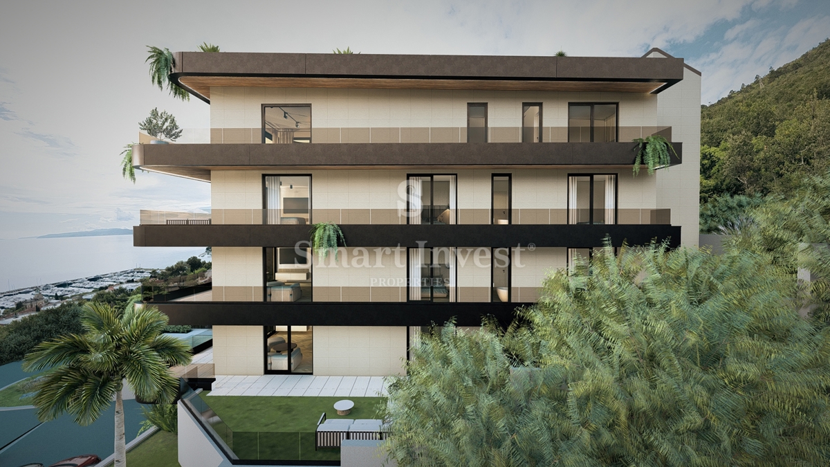 IČIĆI, penthouse s strešno teraso in zasebnim bazenom