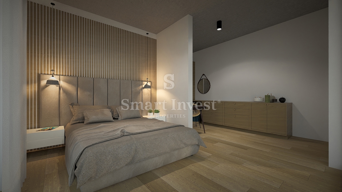 IČIĆI, penthouse s strešno teraso in zasebnim bazenom