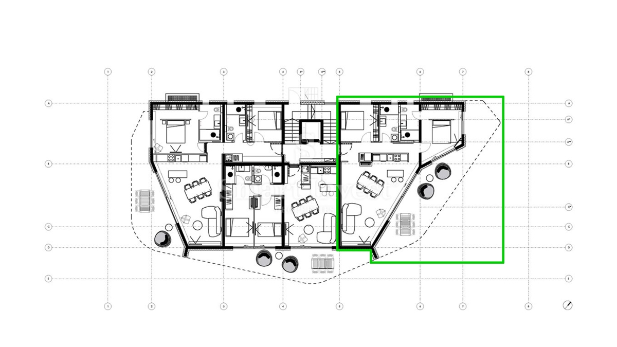 OPATIJA, stanovanje v vrhunski novogradnji z bazenom
