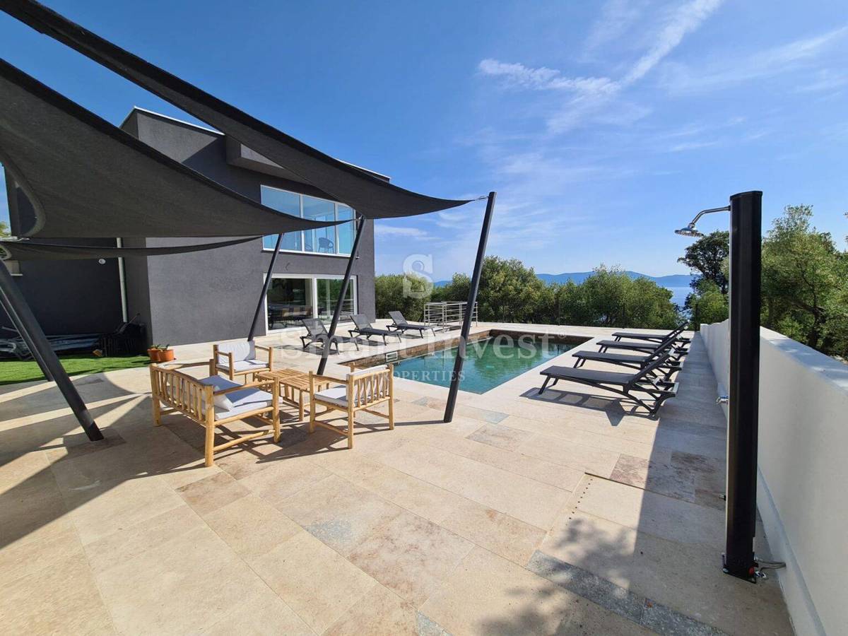 ISTRIA - RABAC vicinity, NEW EXCLUSIVE VILLA NEAR THE SEA