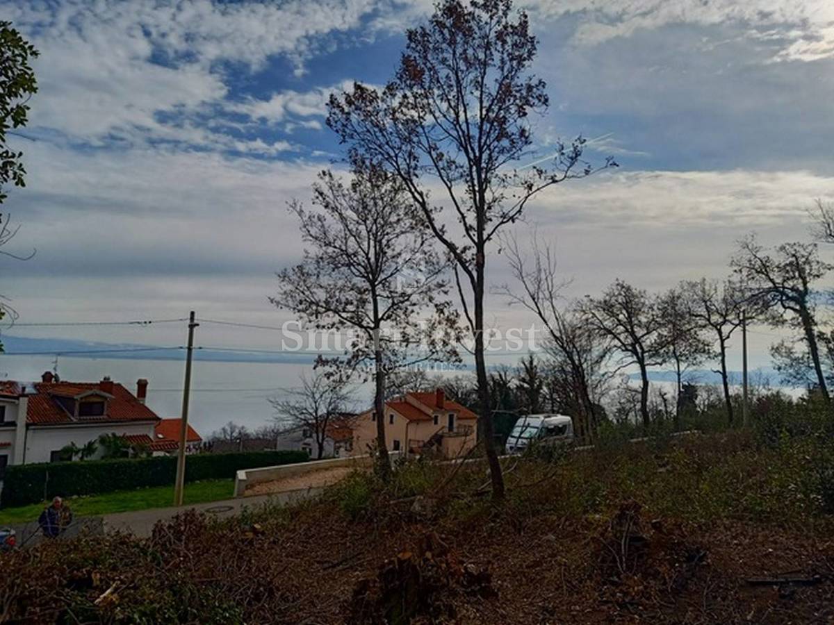 OPATIJA - IKA, Zemljišče 5000 m2 z gradbenim dovoljenjem in pogledom na morje, prodamo