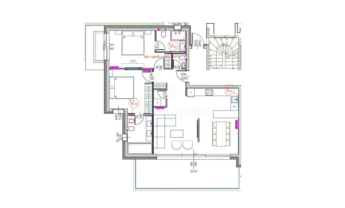 OPATIJA, Luxury apartment in a new building with pool and garage