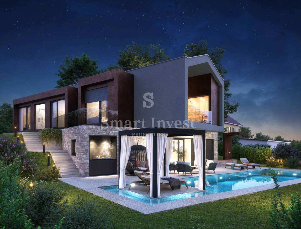 ISTRIA - POREČ vicinity, EXCLUSIVE VILLA WITH SEA VIEW 