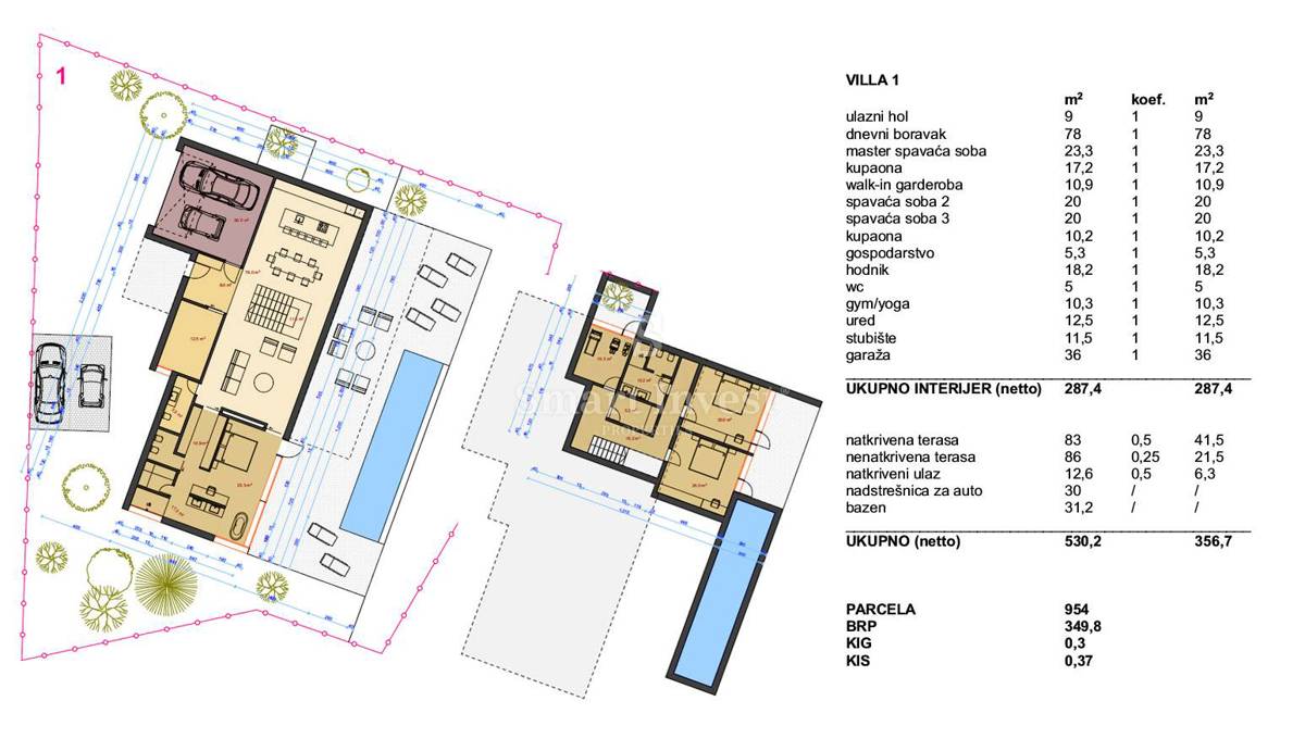 Zemljišče Mihotići, Matulji, 1.980m2