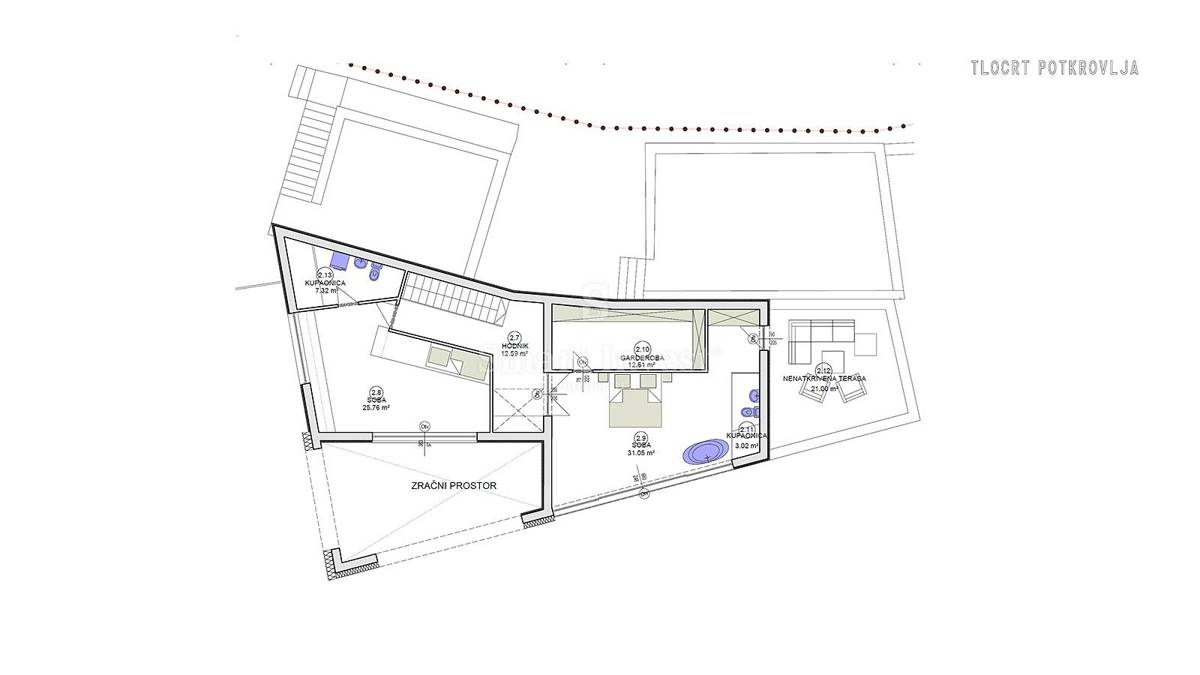 OPATIJA, luksuzni penthouse s panoramskim pogledom na morje