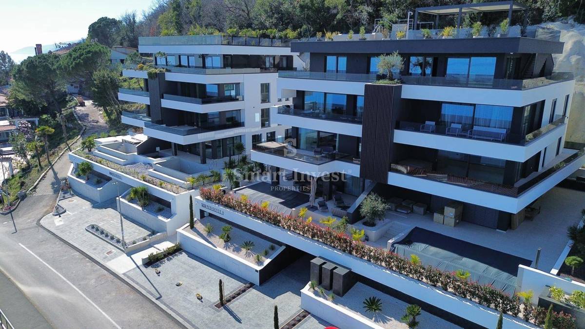 OPATIJA, Luxury 3-bedrooms apartment with sea view and garage 
