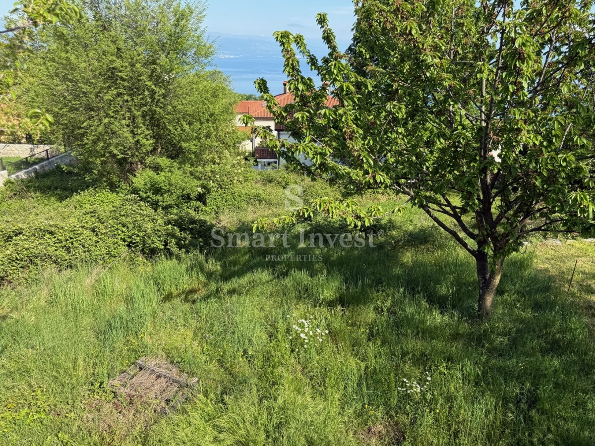 IČIĆI - POLJANE, gradbeno zemljišče s čudovitim pogledom na morje