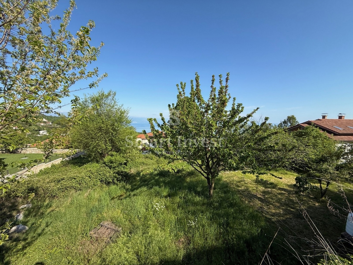 IČIĆI - POLJANE, gradbeno zemljišče s čudovitim pogledom na morje