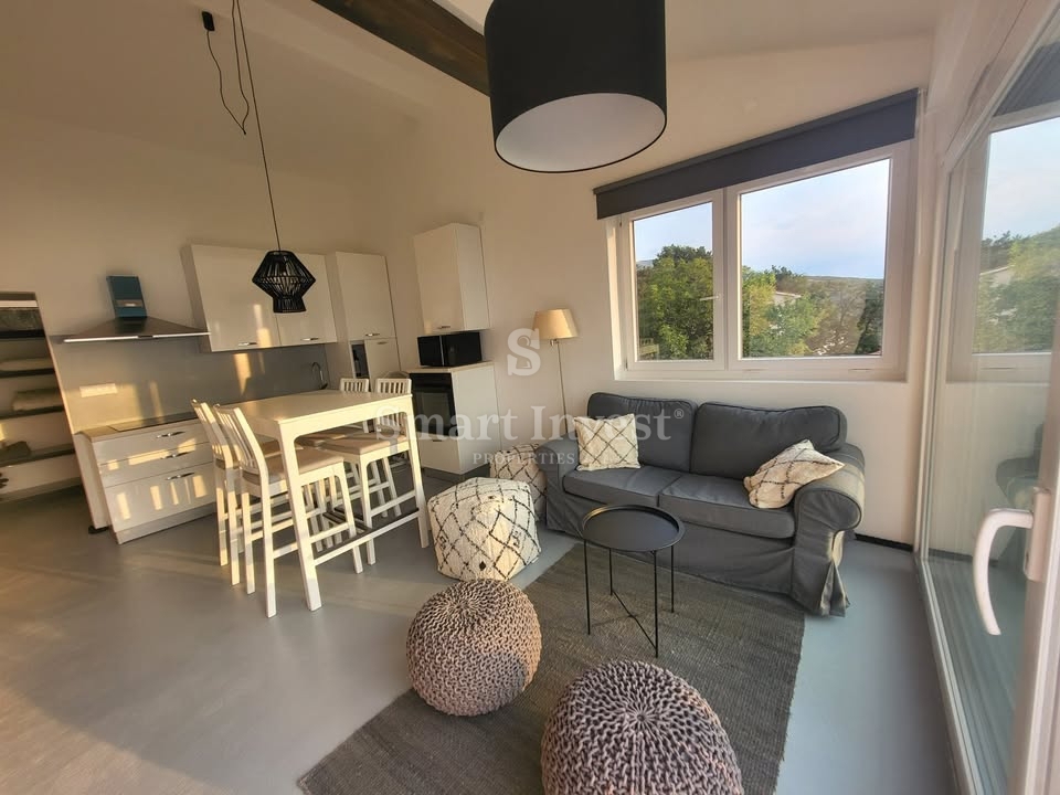 ISTRA - OKOLICA LABINA, na novo obnovljena hiša z dvema apartmajema in čudovitim pogledom na morje