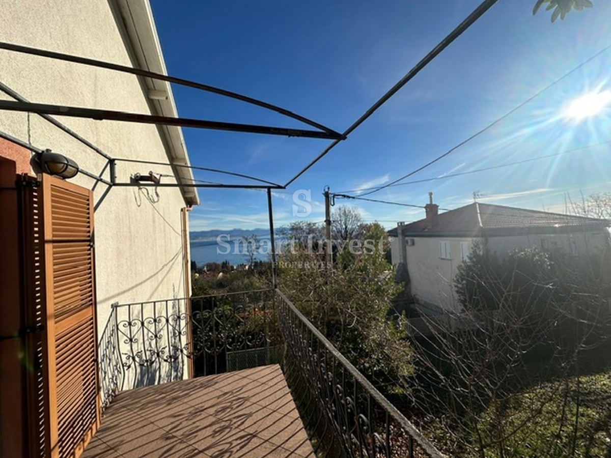 OPATIJA - IKA, hiša s pogledom na morje in vrtom