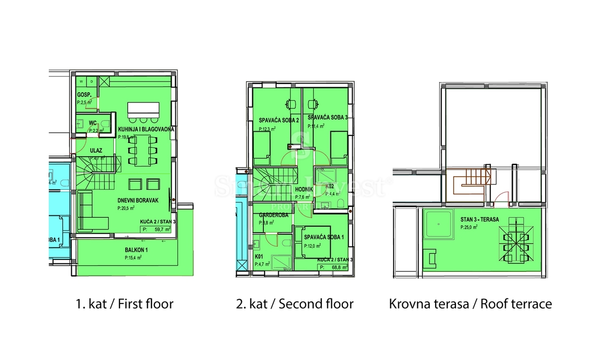 OPATIJA, Novo 4-sobno stanovanje s čudovitim pogledom na morje, prodamo