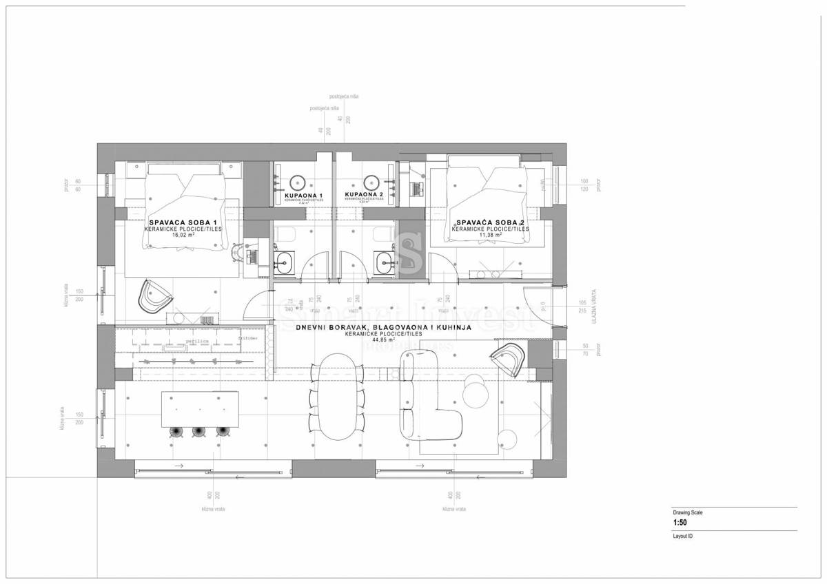 Stanovanje Volosko, Opatija, 120m2