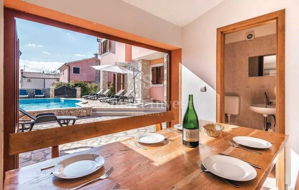 ISTRIA - BARBAN, Beautiful 4-bedrooms villa, with pool, in a small quiet village 