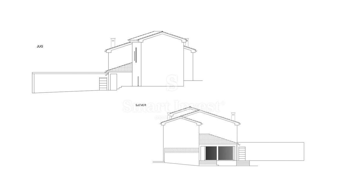 ISTRA, stara hiša s projektom in dovoljenjem za rekonstrukcijo
