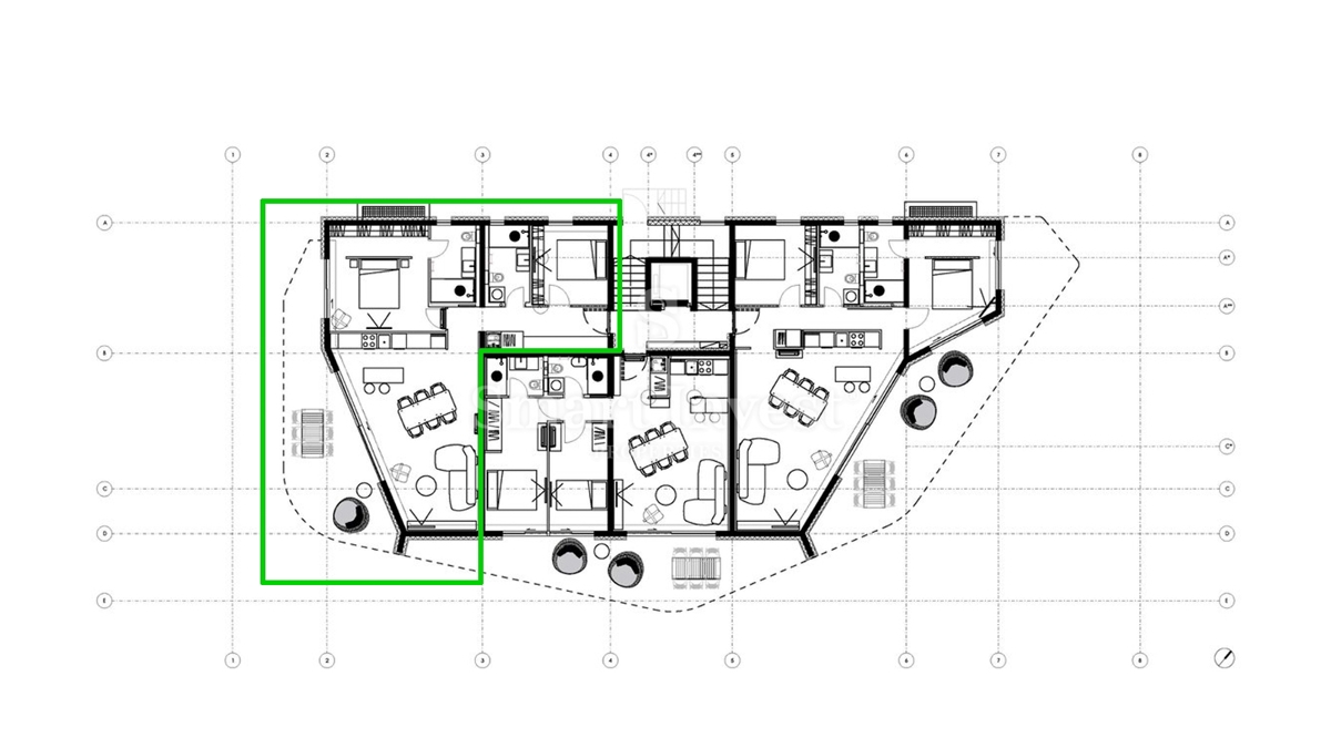 OPATIJA, stanovanje v vrhunski novogradnji z bazenom