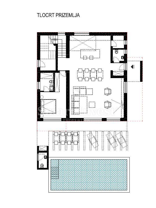 ISTRIA - BUJE, Detached house of 240 m2, near the Slovenian border
