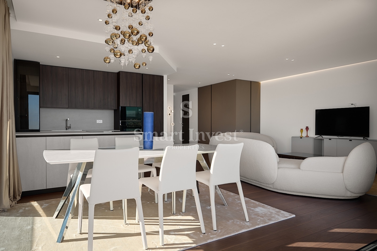 OPATIJA, luksuzno 3-s stanovanje z odprtim pogledom na morje in garažo (S2)