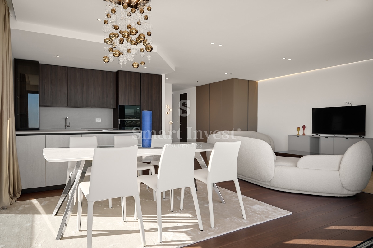 OPATIJA, luksuzno 3-s stanovanje z odprtim pogledom na morje in garažo (S2)