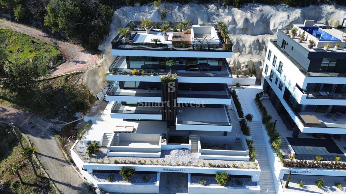 OPATIJA, luksuzno 3-s stanovanje z odprtim pogledom na morje in garažo (S2)