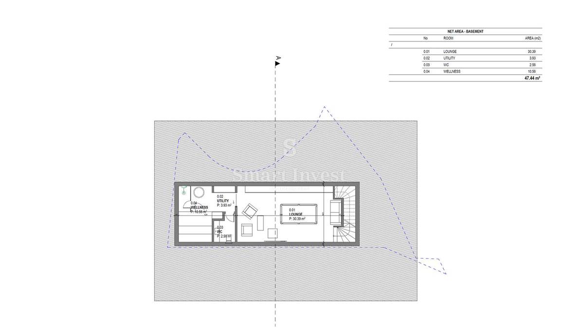ISTRA - LABIN, gradbeno zemljišče z idejnim projektom