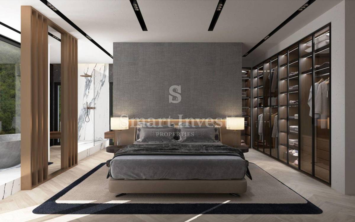 OPATIJA - CENTER, luksuzno 2-s stanovanje, bazen, pogled na morjeja, 123,36m2