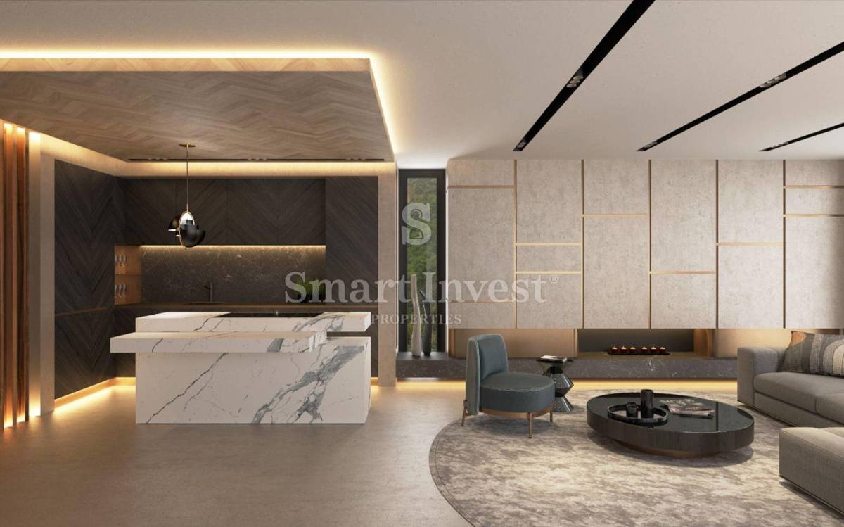 OPATIJA - CENTER, luksuzno 2-s stanovanje, bazen, pogled na morjeja, 123,36m2