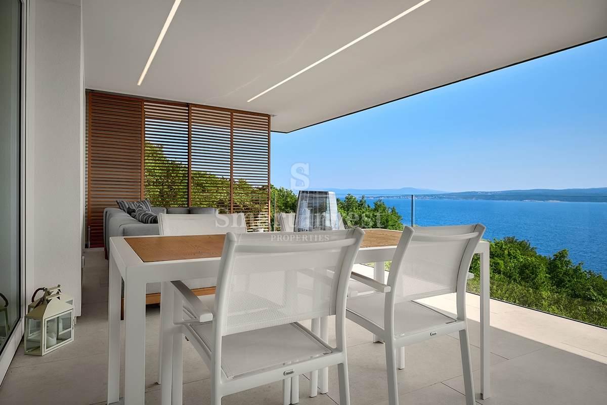 CRIKVENICA - DRAMALJ, moderna vila s pogledom na morje