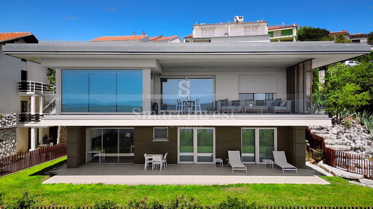 CRIKVENICA - DRAMALJ, moderna vila s pogledom na morje