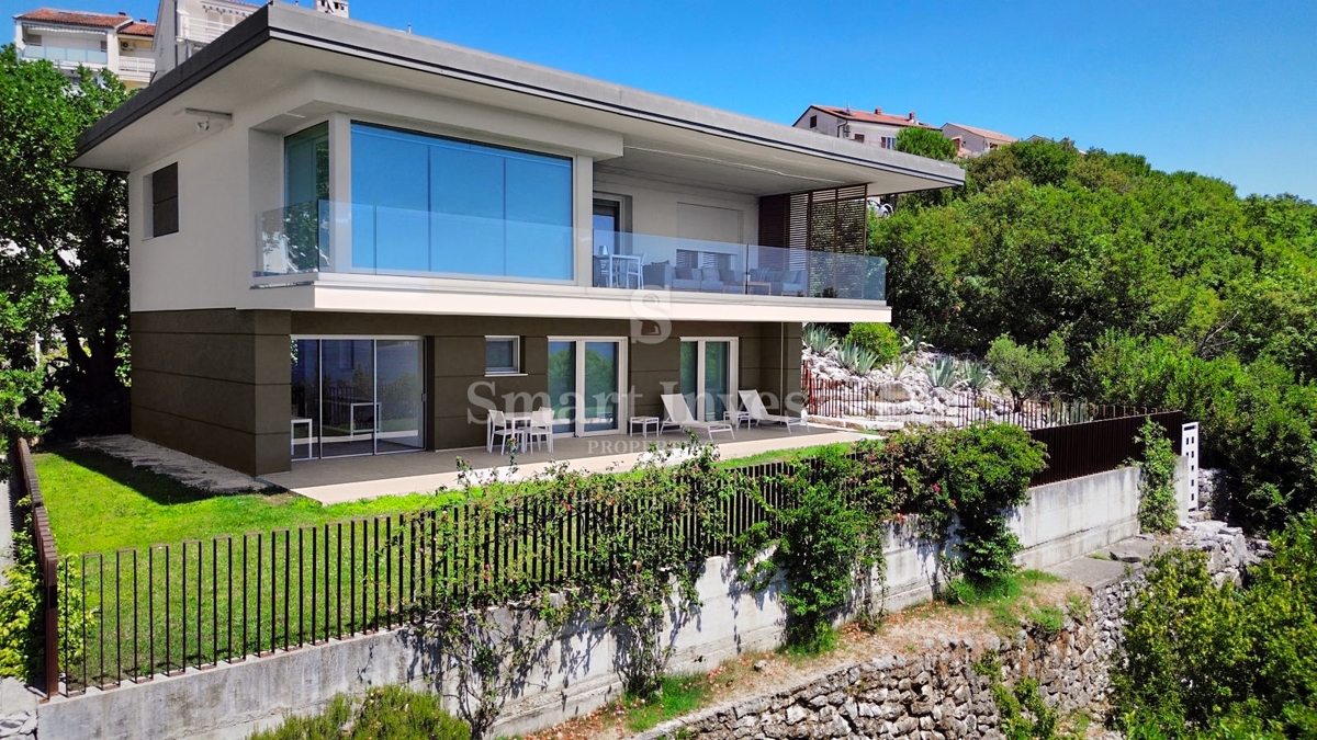 CRIKVENICA - DRAMALJ, moderna vila s pogledom na morje