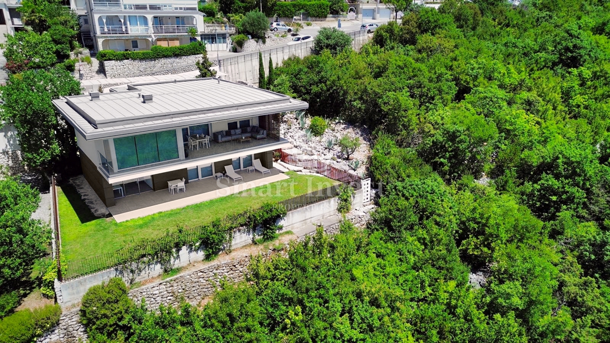 CRIKVENICA - DRAMALJ, moderna vila s pogledom na morje