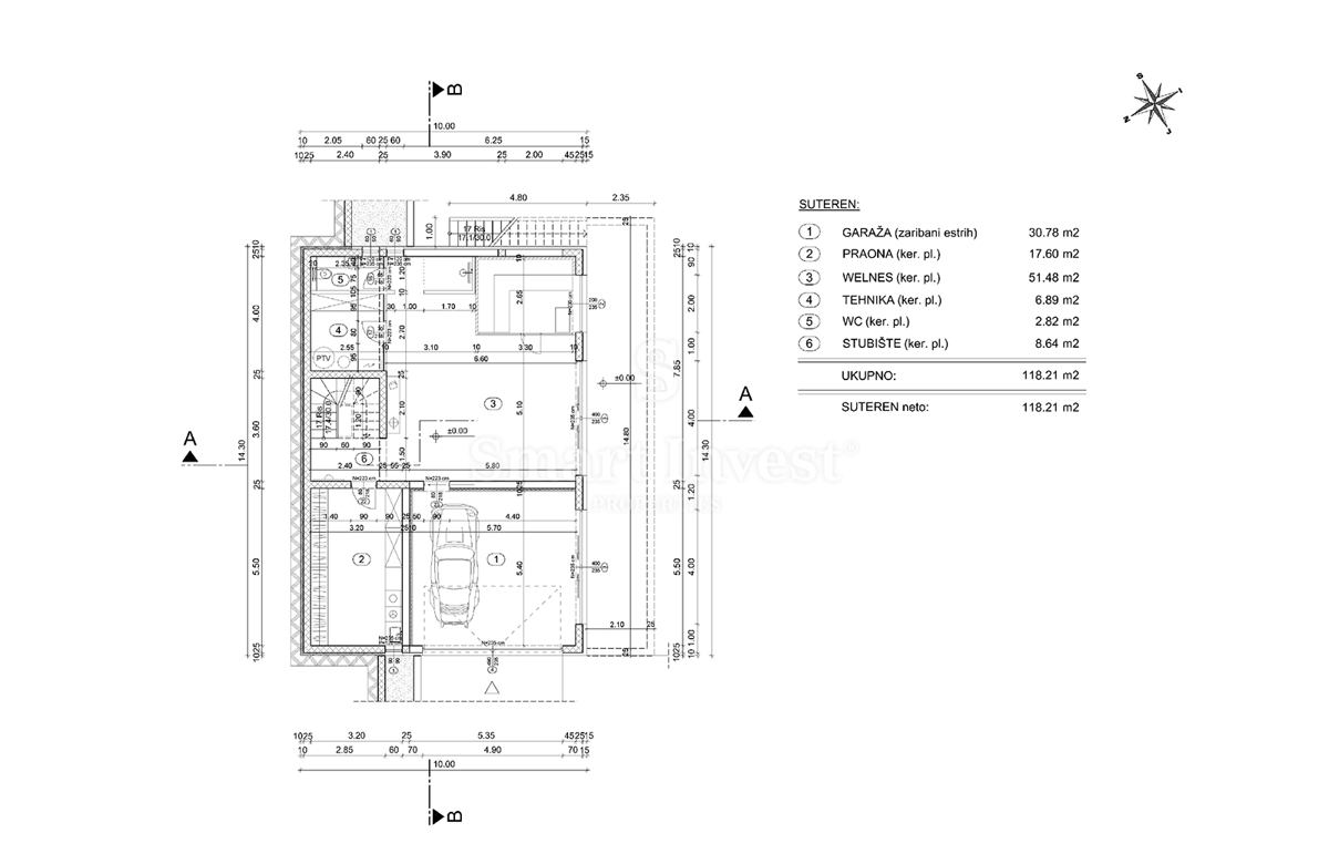 IČIĆI - POLJANE, zemljišče z gradbenim dovoljenjem za vilo z bazenom (A)