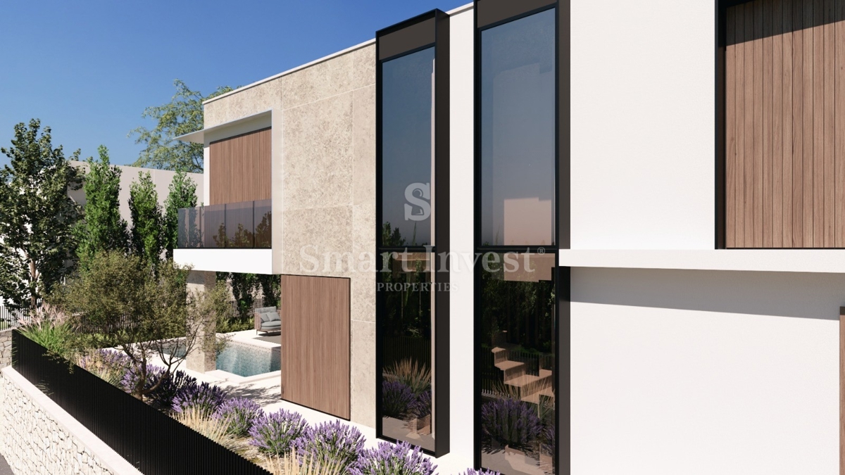 IČIĆI, novo stanovanje z bazenom in garažo v bližini morja (S1)