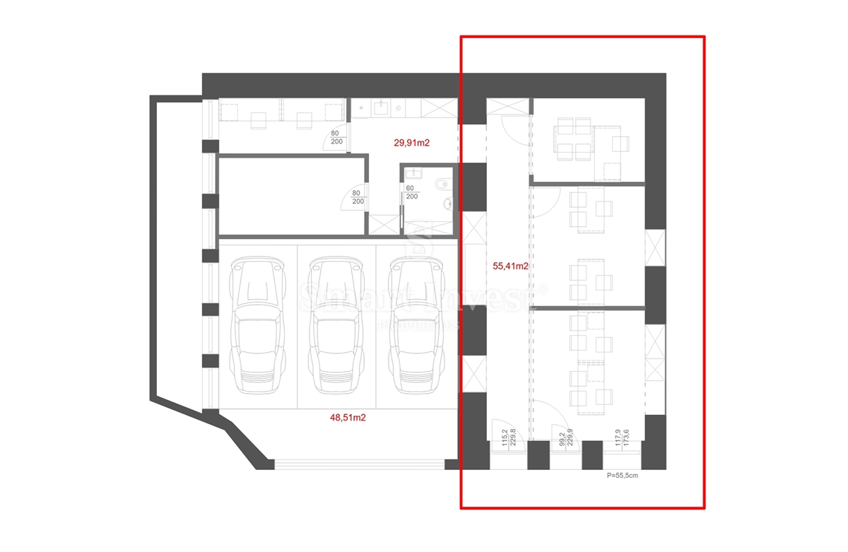 Poslovni prostor Opatija - Centar, Opatija, 55,41m2