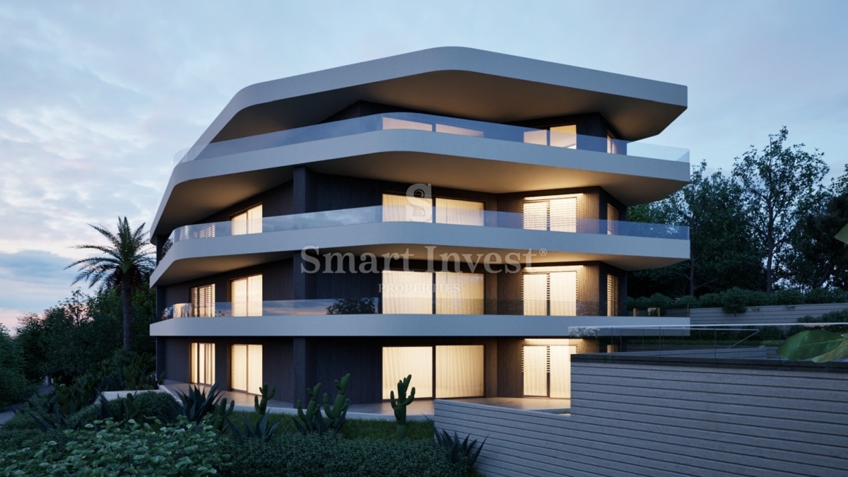 OPATIJA, penthouse v vrhunski novogradnji z bazenom